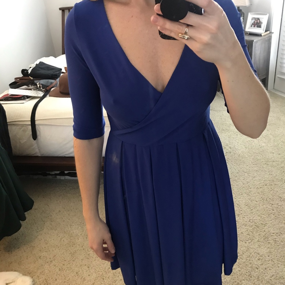 Royal blue dress